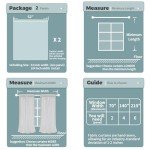 BGment Pure White 100% Blackout Curtains for Bedroom, Black Out Living Room 84 inch Panels with Thermal Liner, Rod Pocket and Back Tab Double Layer Room Darkening Drapes, 2 Panels, Each 52 x 84 Inch