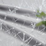 FMFUNCTEX 100% Blackout Curtains for Bedroom, Curtains 84 Inches Long Silver on Grey Tree Curtains for Living Room, Silver Foil Room Darkening Thermal Insulated Branch Curtain, 2 Panels Grommet Top