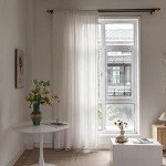 Deeprove White Boho Curtains 72 inches Long with Tassel for Bedroom Living Room, Bohemian Moroccan Diamond Embroidery Rustic Farmhouse Cotton Linen French Country Window Drape, W52 x L72, 1 Panel