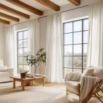 jinchan Linen Blend Beige Curtains 84 Inches Length for Living Room Farmhouse Rod Pocket Back Tab Light Filtering Window Drapes for Bedroom Curtains Crude 2 Panels
