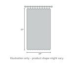 Printed Cottage Tier and Swag Window Curtain Set - 57 Inch Width, 24 Inch Length - Mason Jars - Light Filtering Drapes for Kitchen, Living & Dining Room by Achim Home Decor