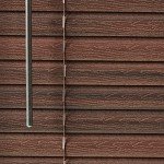 Cordless Room Darkening Venetian Blind - 36 Inch Width, 64 Inch Length, 2" Vinyl Slat Size - Mahogany - GII Luna Light Filtering Horizontal Mini Windows Blinds for Interior by Achim Home Decor