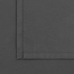 BGment Dark Grey Blackout Curtains 54 Inches Length for Bedroom - Rod Pocket Thermal Insulated Room Darkening Drapes Blinds for Basement Short Window Privacy, 42 x 54 Inch, 2 Panels