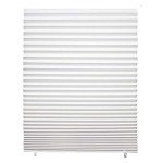 Changshade 6-Pack Pleated Paper Temporary Shades Cordless Light Filtering Cut to Size Temporary Paper Blinds for Indoor Windows of Office, Bedroom, Bathroom, Living Room, 36" W x 72" H, White