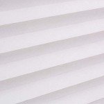 Changshade 6-Pack Pleated Paper Temporary Shades Cordless Light Filtering Cut to Size Temporary Paper Blinds for Indoor Windows of Office, Bedroom, Bathroom, Living Room, 36" W x 72" H, White