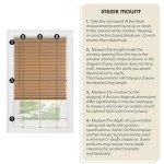 Cordless Light Filtering Mini Blind - 28 Inch Width, 48 Inch Length, 1" Slat Size - Alabaster - Cordless GII Morningstar Horizontal Windows Blinds for Interior by Achim Home Decor