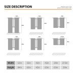 oolygoo Eucalyptus Botanical Leaves Floral Kitchen Window Curtains Over Sink Boho Farmhouse Flower Leaf Small Window Treatment Sage Green Cafe Short Curtains for Bathroom Tier Drapes 27.5x39 inch