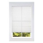 BlindsAvenue Cellular Honeycomb Cordless Shade, 9/16" Single Cell, Light Filtering, (White, 24" W x 48" H)