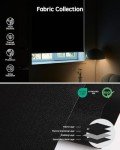 Yoolax Motorized Blinds with Remote, Blackout Smart Blinds for Windows Motorized Roller Shades, Automatic Window Shades Work with Alexa for Bedroom Living Room, Custom Size (Fabric Black)