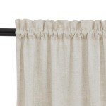 jinchan Beige Linen Kitchen Curtains and Valance Set Tier Curtains 36 Inch Length for Cafe Living Room Bedroom Bathroom Farmhouse Rustic Country Small Drapes 3 Piece Set Rod Pocket Crude