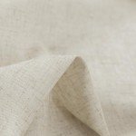 jinchan Beige Linen Kitchen Curtains and Valance Set Tier Curtains 36 Inch Length for Cafe Living Room Bedroom Bathroom Farmhouse Rustic Country Small Drapes 3 Piece Set Rod Pocket Crude