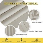 NICETOWN Blackout Curtain for Patio Sliding Door - Grommet Extra Wide Sliding Door Curtains Room Darkening Weighted Drape for Living Room/Patio (Natural, W100 x L84, 1 Panel)