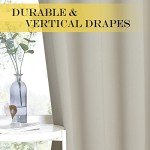 NICETOWN Blackout Curtain for Patio Sliding Door - Grommet Extra Wide Sliding Door Curtains Room Darkening Weighted Drape for Living Room/Patio (Natural, W100 x L84, 1 Panel)