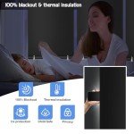 Blackout Roller Window Shades, Cordless Roller Shades, No Tools No Drill Pull Down Room Darkening Window Shades, Blackout Blinds for Bedroom Windows Home and Office(36''W x 72''H, Black)