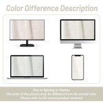 DriftAway Double Layer Linen Blackout Tie Up Curtains Thermal Insulated Fully Lined Balloon Roman Shade Bathroom Window Adjustable Rod Pocket for Small Window 31 Inch by 47 Inch Light Linen