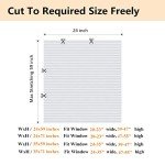 Window Blinds Cordless No Drill Cut to Size Clip On Stick On Self Adhesive Temporary Blinds Pleated Paper Blinds for Windows Doors Shades for Home Nursery Bedroom Kitchen Bathroom