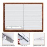 Window Blinds Cordless No Drill Cut to Size Clip On Stick On Self Adhesive Temporary Blinds Pleated Paper Blinds for Windows Doors Shades for Home Nursery Bedroom Kitchen Bathroom