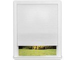 Redi Shade No Tools Easy Lift Trim-at-Home Cordless Cellular Light Filtering Fabric Shade White, 30" W x 64" L, (Fits windows 19"- 30")