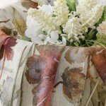 OWENIE Printed Sheer Curtians 54 Inches Long for Kitchen Set of 2 Panels, Dual Rod Pocket Window Living Room Curtains with Floral, Farmhouse Light Filtering Short Curtains for Small Window, 42"x54"