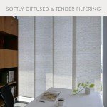 GoDear Design Adjustable Sliding Panel Track Blinds, Vertical Blinds, Room Dividers Walls, Closet Doors, Extendable Track from 45.8" to 86" W, Trimmable Panel Curtains Up to 96" H, Mica