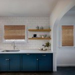 CALYX INTERIORS Cordless Bamboo Roman Shade Blind, Light Filtering, 34" W x 64" H, Ceylon Chestnut