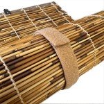 Backyard X-Scapes 20-BLC4 Light-Filtering Cord-Free Bamboo Reed Roll-Up Blind Shades for Windows, 48 in W x 72 in H, Cocoa