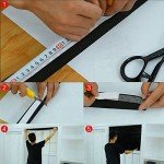 Temporary Blinds, Vertical Pleated Blinds No Drilling Self Adhesive Blinds Easy to Install Fits Blinds Window Roller for Bathroom Kitchen Living Room Office Window (Grey, 90 * 150cm)