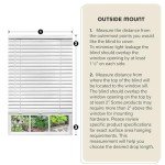 Achim Home Furnishings LUG230MH04 Window Blinds, 30 x 64 inches, Mahogany