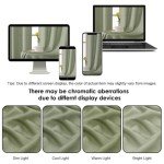 OWENIE Bob 2 Panels Sage Green Kitchen Curtains Sets for Windows 36 Inch Length, Faux Linen Textured Short Cafe Curtains Tiers for Kitchen, Rod Pocket Small Window Drapes for Bathroom, 30Wx36L Inch