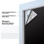 Portable Blackout Shades (118" x 57") 100% Blackout Material Temporary Blackout Blinds/Curtains for Baby Nursery, Bedroom, Window, Dorm Room, Office or Travel Use