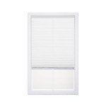 DEZ FURNISHINGS Cordless 1" Light Filtering Cellular Shade, 21"W x 48"H, White