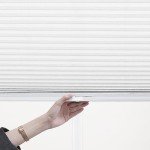 DEZ FURNISHINGS Cordless 1" Light Filtering Cellular Shade, 21"W x 48"H, White