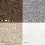 CHICOLOGY Roman Shades for Windows, Window Treatments, Roman Shades, Roman Window Shades, Room Darkening Shades, Window Shades, 34" W X 48" H, Belgian Flax (Privacy & Light Filtering)