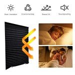 Blackout Blinds for Windows，Temporary Window Shades No Drill Blinds Self Adhesive Blinds Black Mini Blinds for Living Room Kithchen Bathroom Window - 24 x 59 Inch (Fits Windows 15in-24 in)