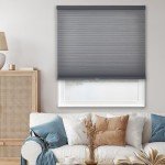 CHICOLOGY Cellular Shades, Window Blinds Cordless, Blinds for Windows, Window Shades for Home, Window Coverings, Cellular Blinds, Door Blinds, Morning Pebble, 46" W X 48" H