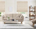 CHICOLOGY Roman Shades for Windows, Window Treatments, Roman Shades, Roman Window Shades, Room Darkening Shades, Window Shades, 34" W X 48" H, Belgian Flax (Privacy & Light Filtering)