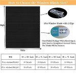Blackout Blinds for Windows，Temporary Window Shades No Drill Blinds Self Adhesive Blinds Black Mini Blinds for Living Room Kithchen Bathroom Window - 24 x 59 Inch (Fits Windows 15in-24 in)