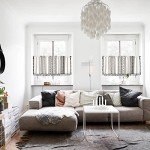 RYNGHIPY Cotton Linen Boho Curtains with Tassels Black and Ivory Striped Curtains Valances for Windows Farmhouse Window Treatment for Kitchen Bathroom 55-inch by 18-inch