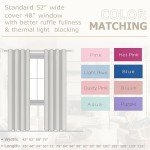 KOUFALL Aqua Colored Window Curtains Bedroom 2 Panels 72 Inch Length Blackout Blinds Mint Green Seafoam Curtains for Living Room Infant Boy Teen Decor 42 x 72 Inches Long