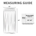 Easy-Going Blackout Curtains for Bedroom, Solid Thermal Insulated Grommet and Noise Reduction Window Drapes, Room Darkening Curtains for Living Room, 2 Panels(42x63 in, Beige)