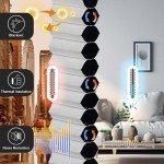 Boolegon No Drill No Tools Cellular Shades Top Down Bottom Up Honeycomb Blinds Blackout Cordless Window Blinds Easy to Install Cellular Shade for Windows,Blackout-White,Custom Size