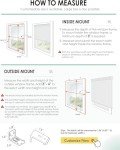 Yoolax Motorized Blinds with Remote, Blackout Smart Blinds for Windows Motorized Roller Shades, Automatic Window Shades Compatible with Alexa for Bedroom Living Room, Fabric Sample (Multicolor)