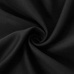 Joydeco Blackout Curtains 95 Inch Length 2 Panels Set, Thermal Insulated Long Curtains& Drapes 2 Burg, Room Darkening Grommet Drapes for Living Room Bedroom Window (W52 x L95 Inch, Black)