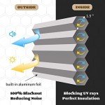 Joydeco Cellular Shades Cordless, Blackout Shades Cellular Blinds for Indoor Windows, Blackout Blinds Honeycomb Blinds Window Shades for Thermal Insulated & Noise Reduction (White, 35" W x 64" H)