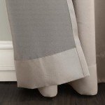 Sun Zero Barrow Energy Efficient Grommet Sliding Patio Door Curtain Panel, 100" x 84", Stone