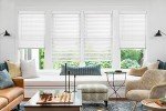 LazBlinds 2-inch Cordless Faux Wood Blinds with Royal Valance, Room Darkening Horizontal Window Blinds, Inside Mount Blinds for Windows - Fit for Window 23'' W x 36'' H - White