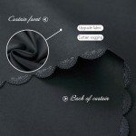 Adhesive Blackout Curtains- Self Stick Shades Window Blinds Curtains No Rod Needed Easy to Hang Curtains, Use for Bedroom, Living Room, Dining Room, Kitchen, Home Office, 35"W X 59"L, Black, 1 Panel