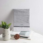 Cozynight Gray Sheer Tier Curtains - 45 inch Length Linen Curtain Sheers, Transparent Half Window Curtains for Kitchen, Bathroom, Cafe - Light Filtering Rod Pocket, 2 Panels