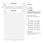 Joydeco White Cordless Roller Shades, Spring Roller Blackout Window Blinds with UV Protection, Room Darkening Window Shades and Door Blinds for Home and Office (28" W x 75" H, White)