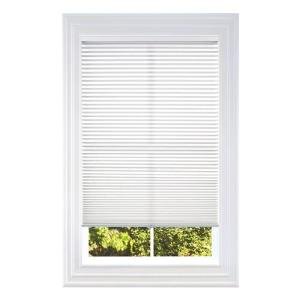 BlindsAvenue Cellular Honeycomb Cordless Shade, 9/16" Single Cell, Light Filtering, White, Size: 31" W x 72" H